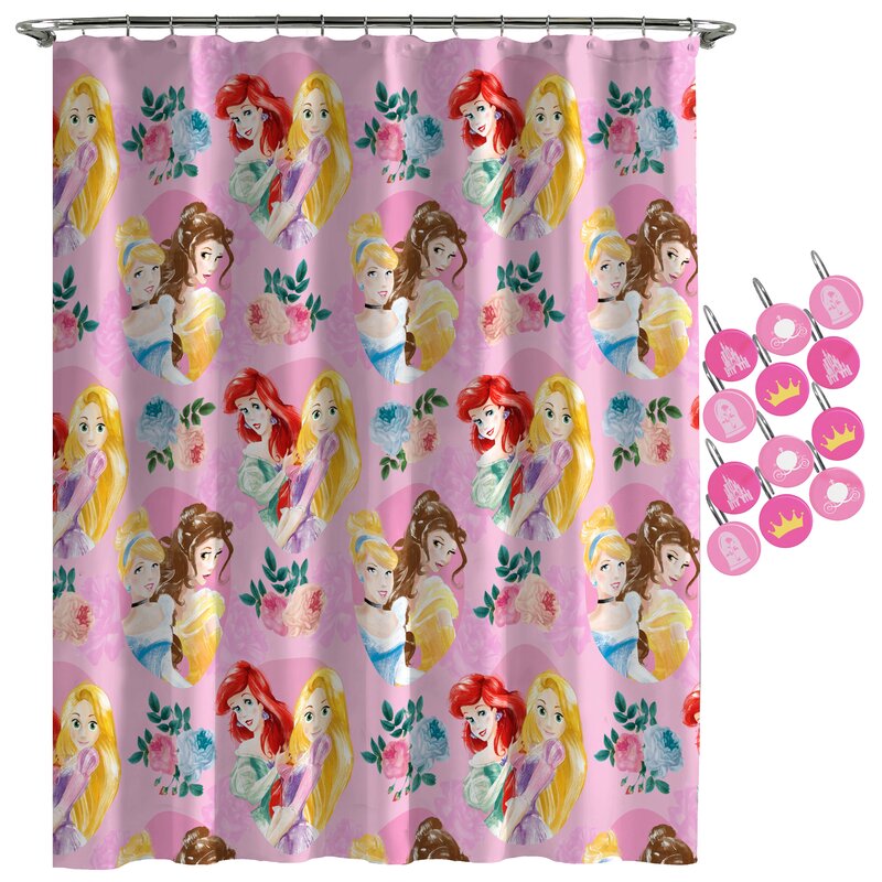 Disney Princess Sassy Shower Curtain Wayfair